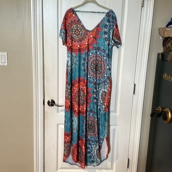 Badasha size S short sleeve maxi dress NWT - Picture 4 of 5